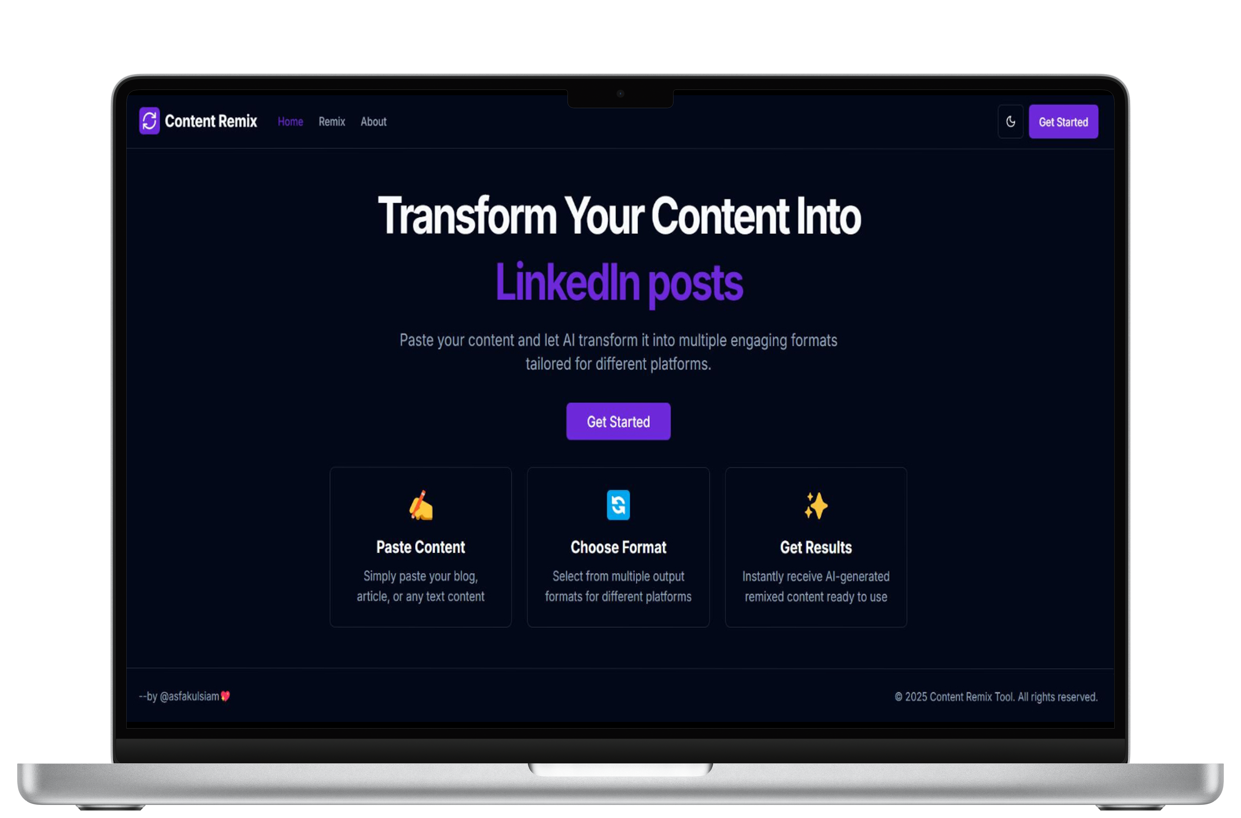 Content Remix Tool